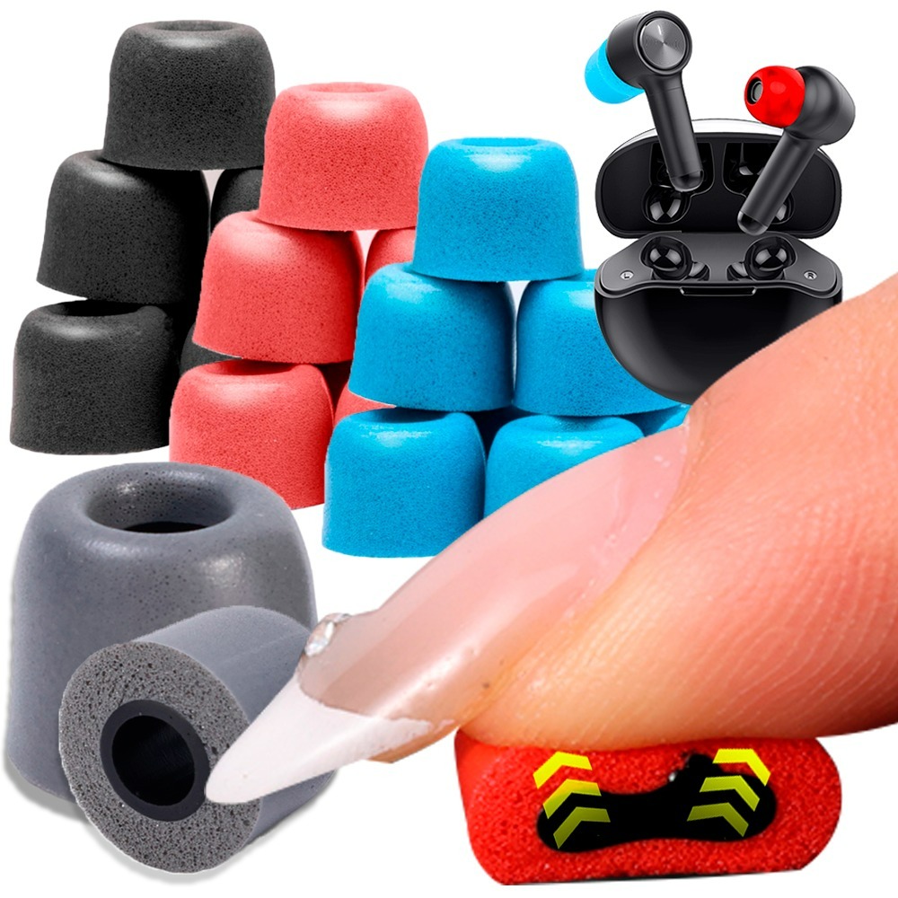 Earphone Foam Tip - 6-1 ペア S/M/L ソフトメモリーフォームイヤフォンイヤーマフメモリーフォームイヤフォンノイズリダクション交換用イヤーチップインイヤーイヤホン用 4.5 ミリメートル