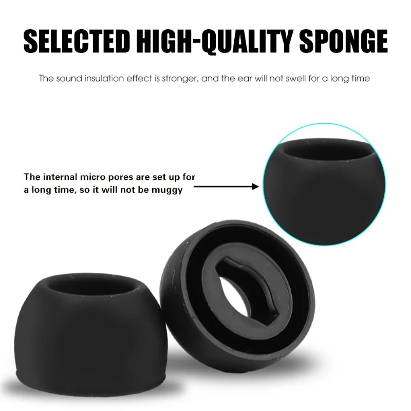 サムスンギャラクシーバッドプロ用シリコンイヤーチップ,ワイヤ - Earphone Foam Tip のレビューと価格