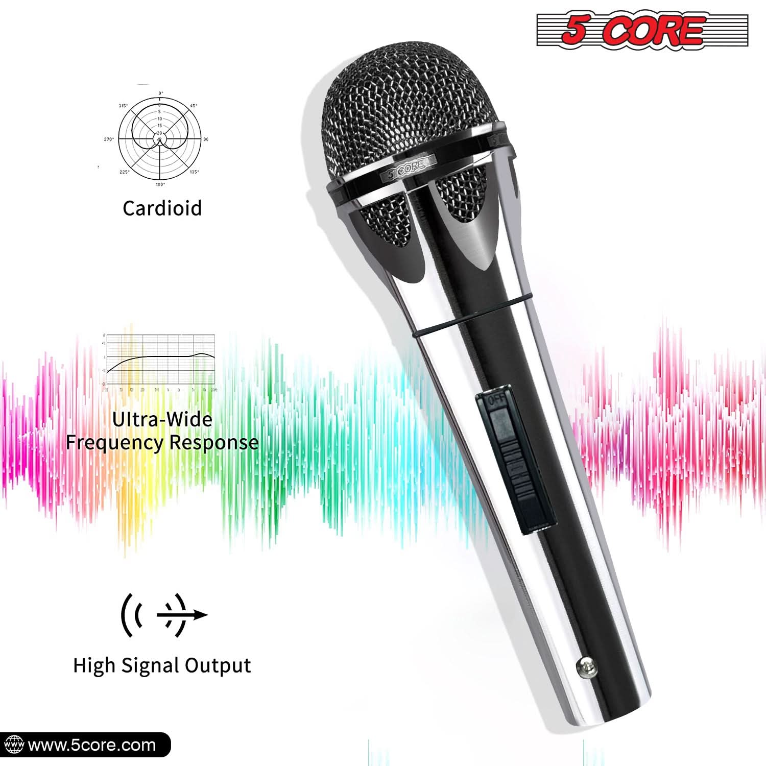 5コアXLRマイク ダイナミックマイク カラオケ歌唱 スタジ - Shure Mic Sm58 のレビューと価格