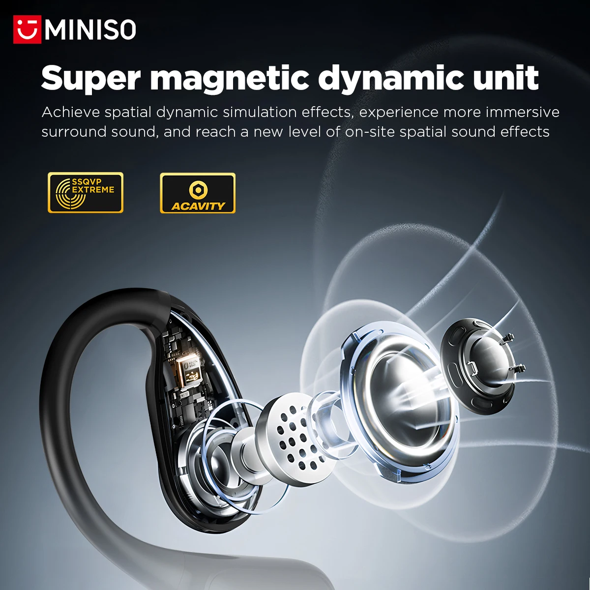 MINISO MS190 リアルタイムAI音声翻訳イヤホン。 - Bluetooth Headset On Ear のレビューと価格
