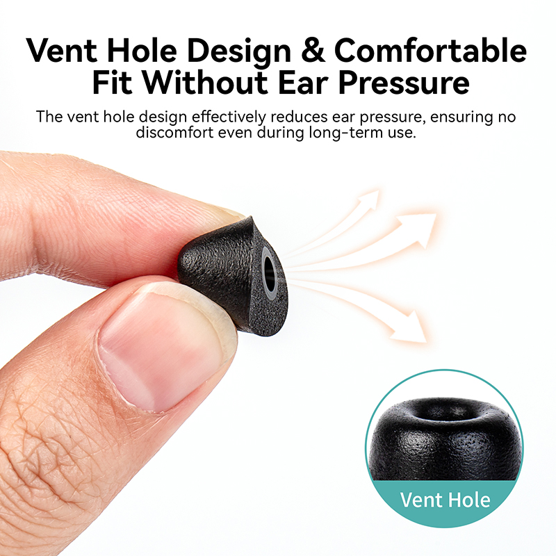 KBEAR KF01 低反発イヤーチップ 快適なフィット感と - Earphone Foam Tip のレビューと価格