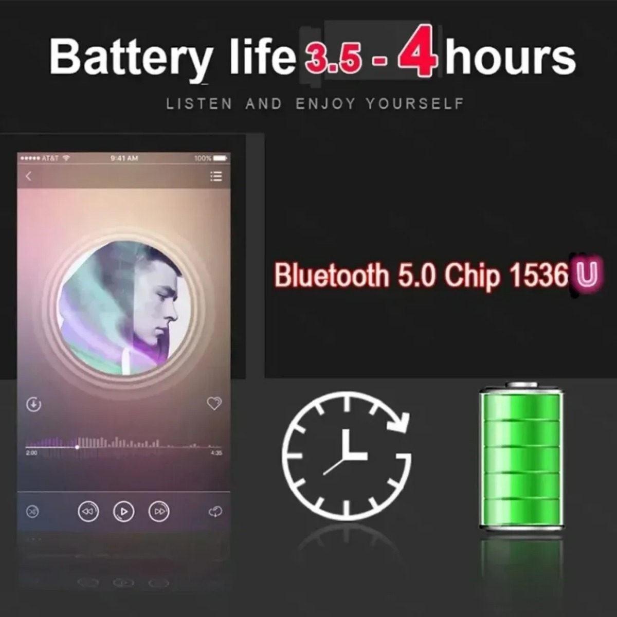2026 オリジナルエアニュープロ A3 トゥール Blue - Bluetooth Headset On Ear のレビューと価格
